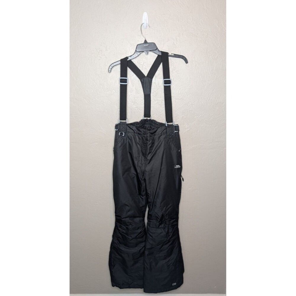 Trespass Womens Medium US 8 Black TP50 Waterproof Ski Trouser Suspenders